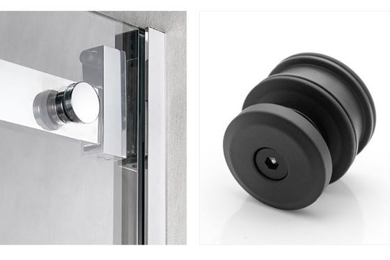 Sistema scorrevole a porta in vetro singola da 60 kg con vetro sicuro di 10-12 mm di spessore