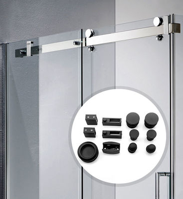 Sistema scorrevole a porta in vetro singola da 60 kg con vetro sicuro di 10-12 mm di spessore