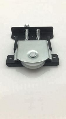 8.5cm*11cm Black Sliver Sud America Acciaio Heavy Duty Groove Porta scorrevole Ruota a rulli