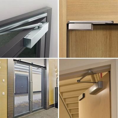 Chiusura automatica regolabile per porte di vetro moderne Efficienza nascosta