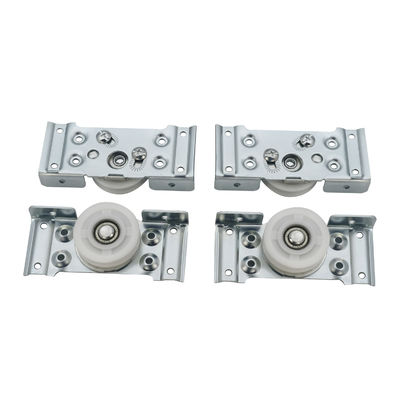 Fittings per porte pieghevoli in ferro e nylon per porte scorrevoli per armadi 8.5cm*11cm