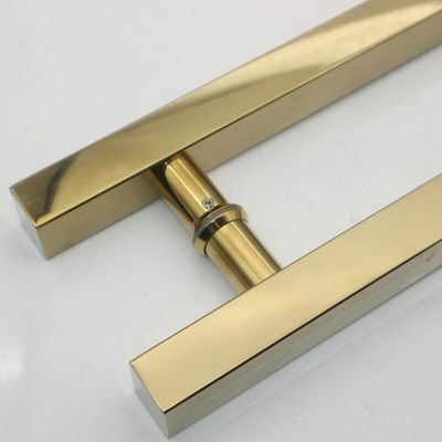 Aggiungi un tocco d'oro al tuo bagno con le maniglie della porta della doccia in acciaio inossidabile