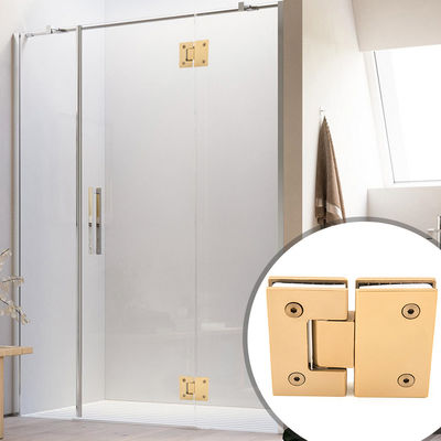 Moderno Disegno Rose Gold Bagno per Bagno Bifold Glass Porta Cerniere Box Doccia
