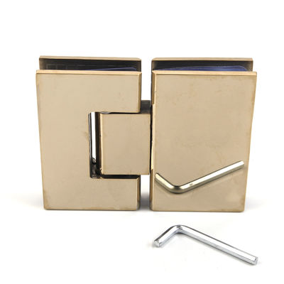 Moderno Disegno Rose Gold Bagno per Bagno Bifold Glass Porta Cerniere Box Doccia
