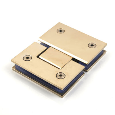 Moderno Disegno Rose Gold Bagno per Bagno Bifold Glass Porta Cerniere Box Doccia