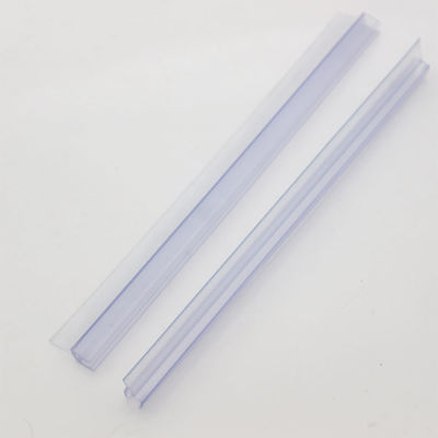 Striscia di tenuta di vetro temperato senza cornice 6-12 mm con sigilli in PVC impermeabilizzanti