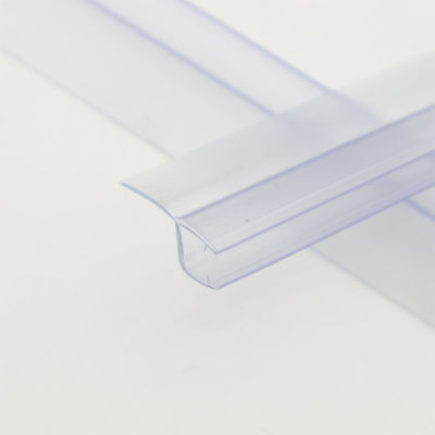 Striscia di tenuta di vetro temperato senza cornice 6-12 mm con sigilli in PVC impermeabilizzanti