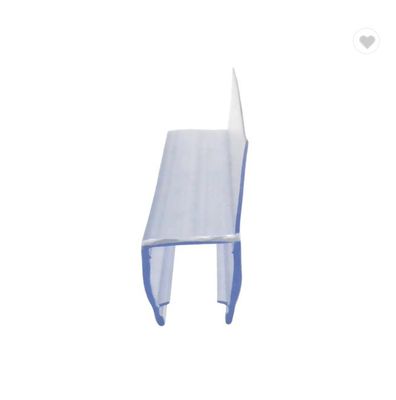 6-12mm di vetro Compatibile con 180 gradi di PVC gomma H canale fondo vetro doccia sigillo porta Strip