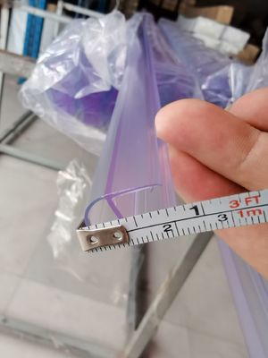 94 pollici trasparente PVC gomma sigillo Plastico porta doccia per la garanzia e lunga funzione di sollevamento