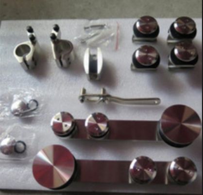Moderno Design Round Tray Sliding Barn Door Hardware Kit per il sistema ferroviario a doppia sospensione