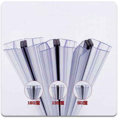 Porte in vetro trasparente design impermeabile vetro doccia porta di sigillo striscia per 6-12MM