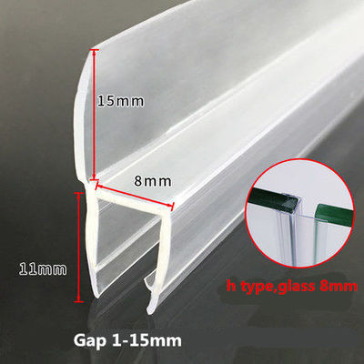 Bagno Silicone Strip di sigillo per 120 pollici porta di vetro Prevenire perdite e fermare danni da acqua