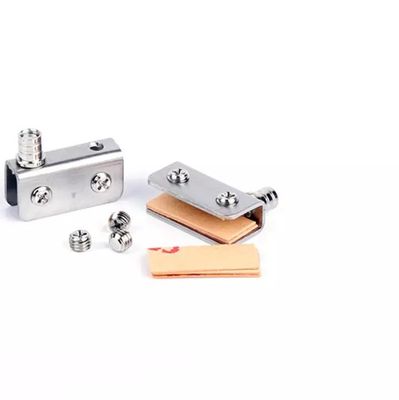 Sette di cerniere a pivot di porta di vetro a funzionamento liscio con chiusura a cattura magnetica PSS/SSS Finish