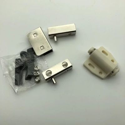 Sette di cerniere a pivot di porta di vetro a funzionamento liscio con chiusura a cattura magnetica PSS/SSS Finish