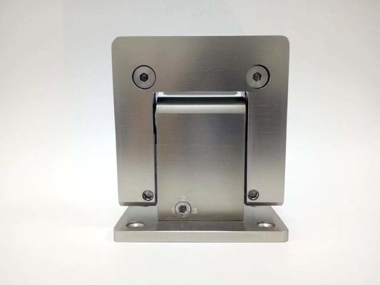 90 gradi Hydraulic Shower Cerniera per normale bagno porta di vetro in sliver alluminio