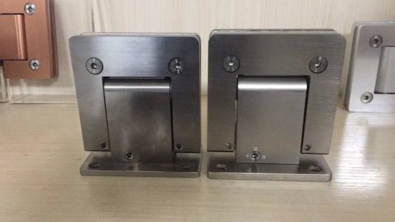 90 gradi Hydraulic Shower Cerniera per normale bagno porta di vetro in sliver alluminio