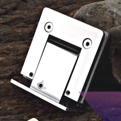90 gradi Hydraulic Shower Cerniera per normale bagno porta di vetro in sliver alluminio
