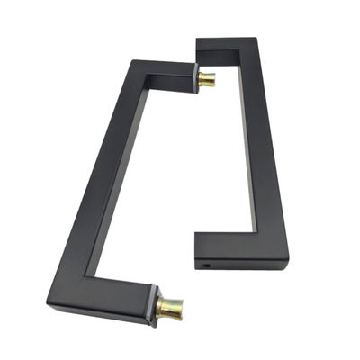 Moderno 8 pollici 200mm H manica porta doccia per porta di vetro in SS304 finitura polacca