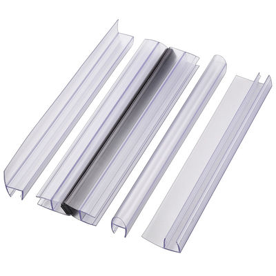 8-12mm PVC impermeabile tipo U di gomma vetro doccia porta di sigillo striscia per porte trasparenti