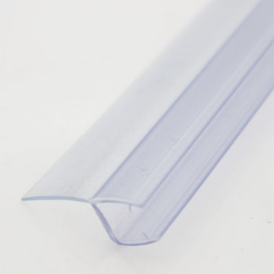 Trasparente 8-12 mm Striscia di sigillo della porta della doccia PVC coestruso per l'ambiente impermeabile