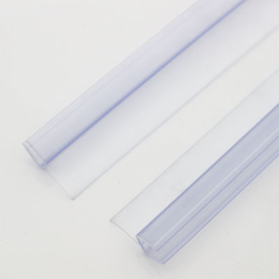 Trasparente 8-12 mm Striscia di sigillo della porta della doccia PVC coestruso per l'ambiente impermeabile