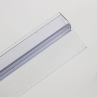 Trasparente 8-12 mm Striscia di sigillo della porta della doccia PVC coestruso per l'ambiente impermeabile