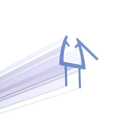 Moderno design 8-12mm trasparente PVC sigilli idrici Strip per lo schermo doccia funzione di sollevamento lungo