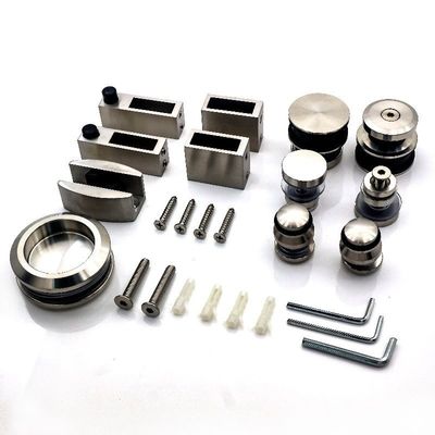 12mm di vetro stile rettilineo Sliding Corner Fitting Kits Il prodotto più popolare del mercato americano