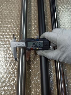 Kit di porte scorrevoli open style scorrevole con 304 acciaio inossidabile 25*2,0mm Solid Round Bar