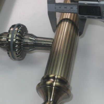 Manico antico di porta in bronzo in lega di zinco di stile europeo per la sostituzione della porta dell' hotel
