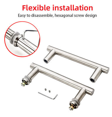 24 pollici Puxador de Inox bagno manica porta di vetro tirare per hardware porta d'ingresso