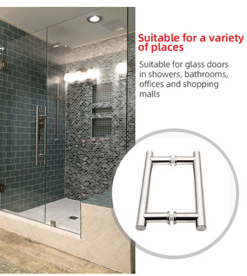 24 pollici Puxador de Inox bagno manica porta di vetro tirare per hardware porta d'ingresso