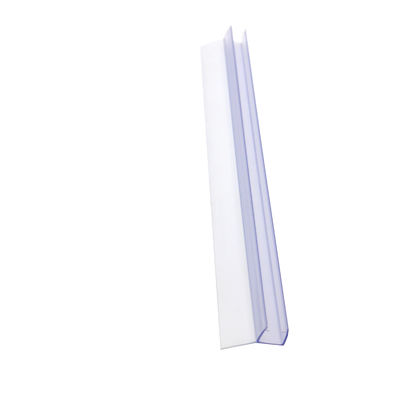 Trasparente PVC impermeabili strisce di sigillo per porta scorrevole bagno di vetro 6-12mm larghezza