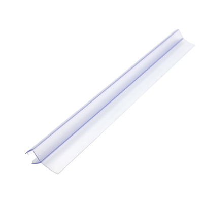 Trasparente PVC impermeabili strisce di sigillo per porta scorrevole bagno di vetro 6-12mm larghezza