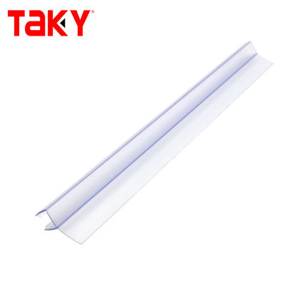 Trasparente PVC impermeabili strisce di sigillo per porta scorrevole bagno di vetro 6-12mm larghezza