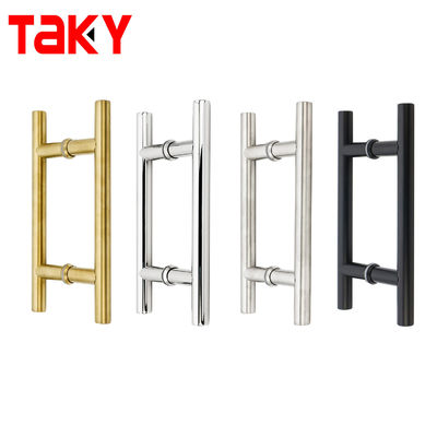 1.0mm Spessore del tubo Acciaio inossidabile Tipo D Porta di vetro Maniglia di tiro per doccia dell' hotel
