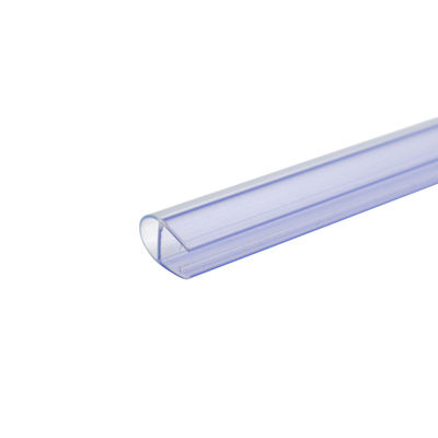 Acqua resistente PVC D forma di vetro doccia porta di sigillo striscia per più di 1200mm dimensione della porta