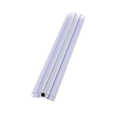 Striscia di sigillo in PVC impermeabile per doccia in vetro da 6 mm a 10 mm porta scorrevole in stile aperto scorrevole