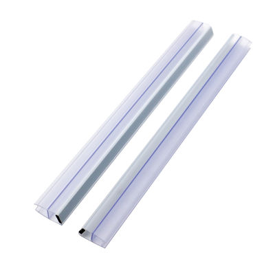 Striscia di sigillo in PVC impermeabile per doccia in vetro da 6 mm a 10 mm porta scorrevole in stile aperto scorrevole