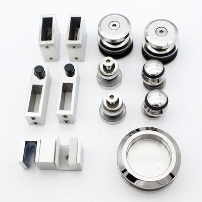 Hardware di porte scorrevoli in vetro per doccia Design in acciaio inossidabile resistente