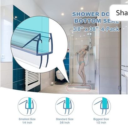 12 mm di plastica per porta doccia per ambiente coestruso PVC