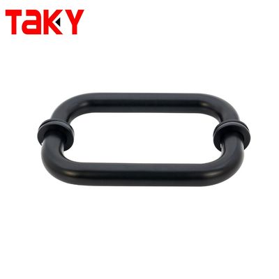 1.0mm Spessore 6 pollici Maniglia per porta della doccia e porta di vetro bagno lungo hotel