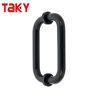 1.0mm Spessore 6 pollici Maniglia per porta della doccia e porta di vetro bagno lungo hotel