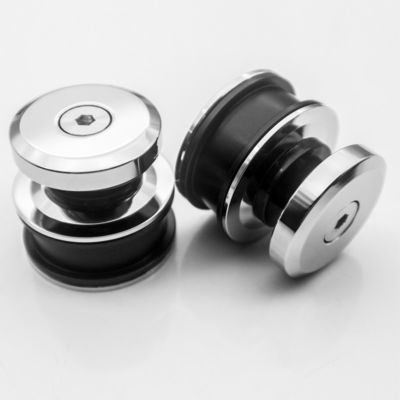 80-120 kg Portante di carico utensili per porte scorrevoli in vetro senza telaio per accessori per bagno