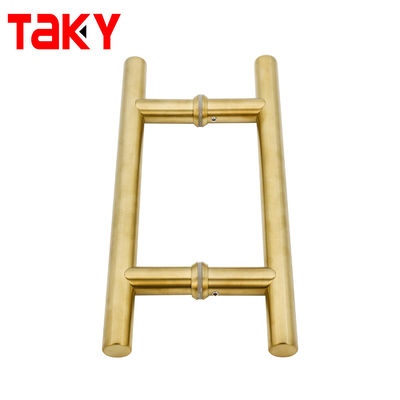 Stile europeo in acciaio inossidabile Tempered Glass Gold Pull Handle per finestra di porta moderna
