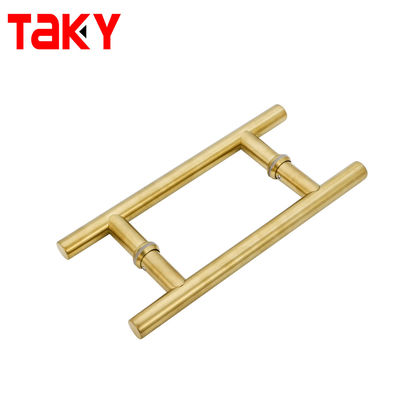 Stile europeo in acciaio inossidabile Tempered Glass Gold Pull Handle per finestra di porta moderna