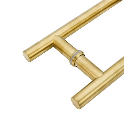 Stile europeo in acciaio inossidabile Tempered Glass Gold Pull Handle per finestra di porta moderna