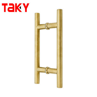 Stile europeo in acciaio inossidabile Tempered Glass Gold Pull Handle per finestra di porta moderna