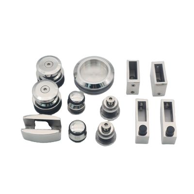 Spessore di vetro 12 mm Moderno stile porta scorrevole doccia Fitting Set per l'hardware del bagno