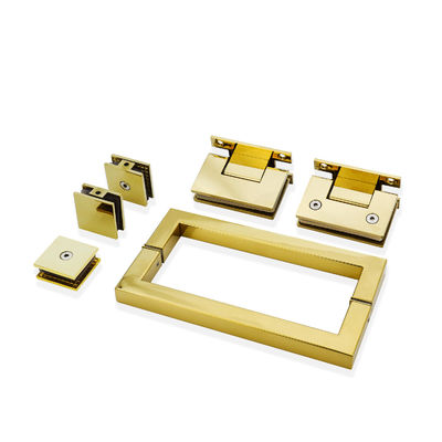 Kit doccia in acciaio inossidabile con accessori per hardware in oro